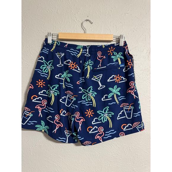Chubbies The Neon Lights Swim Trunks Shorts Size Large - Picture 3 of 5